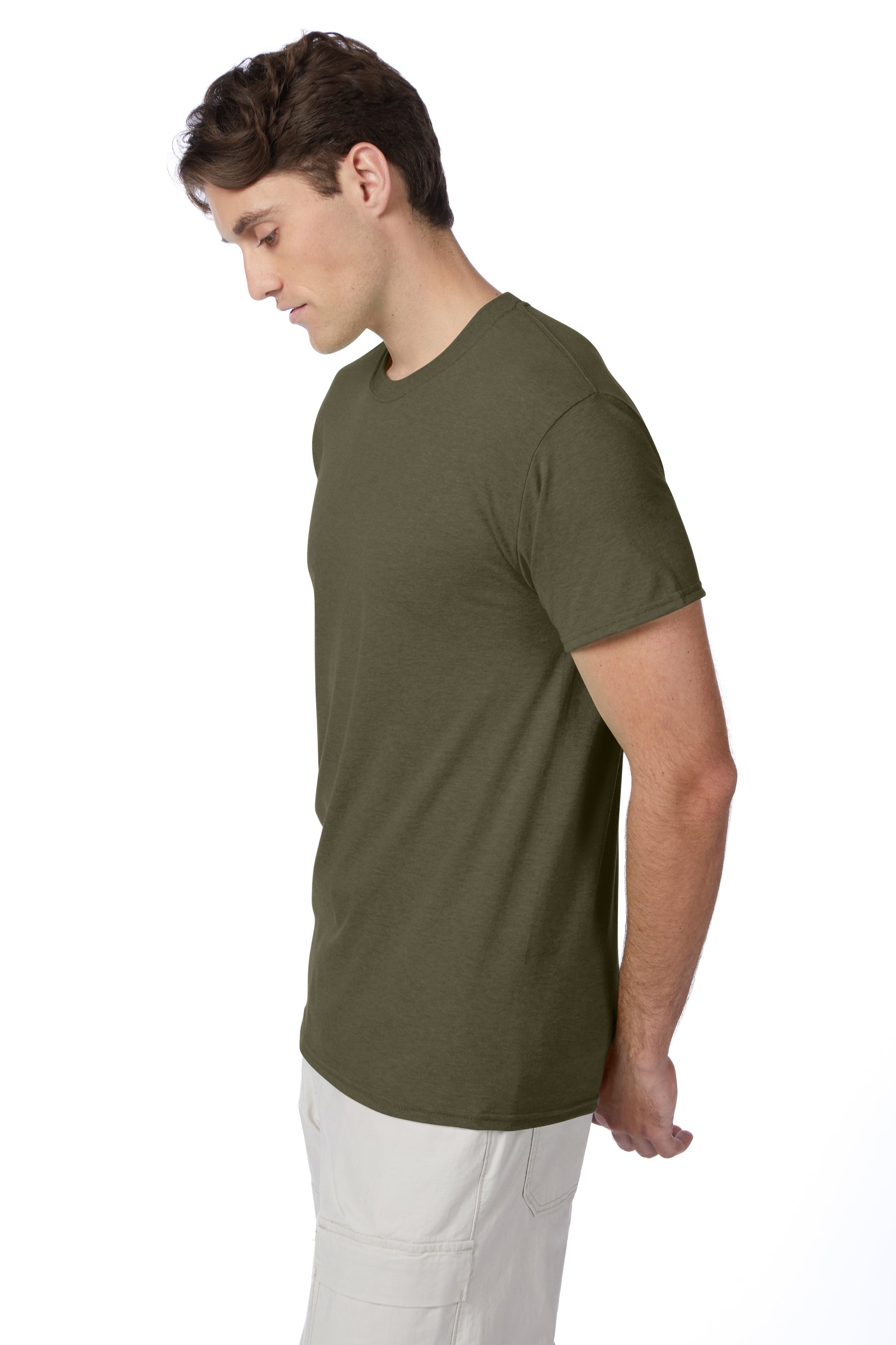 Perfect-T Triblend Short Sleeve Tee - Military Green Triblend