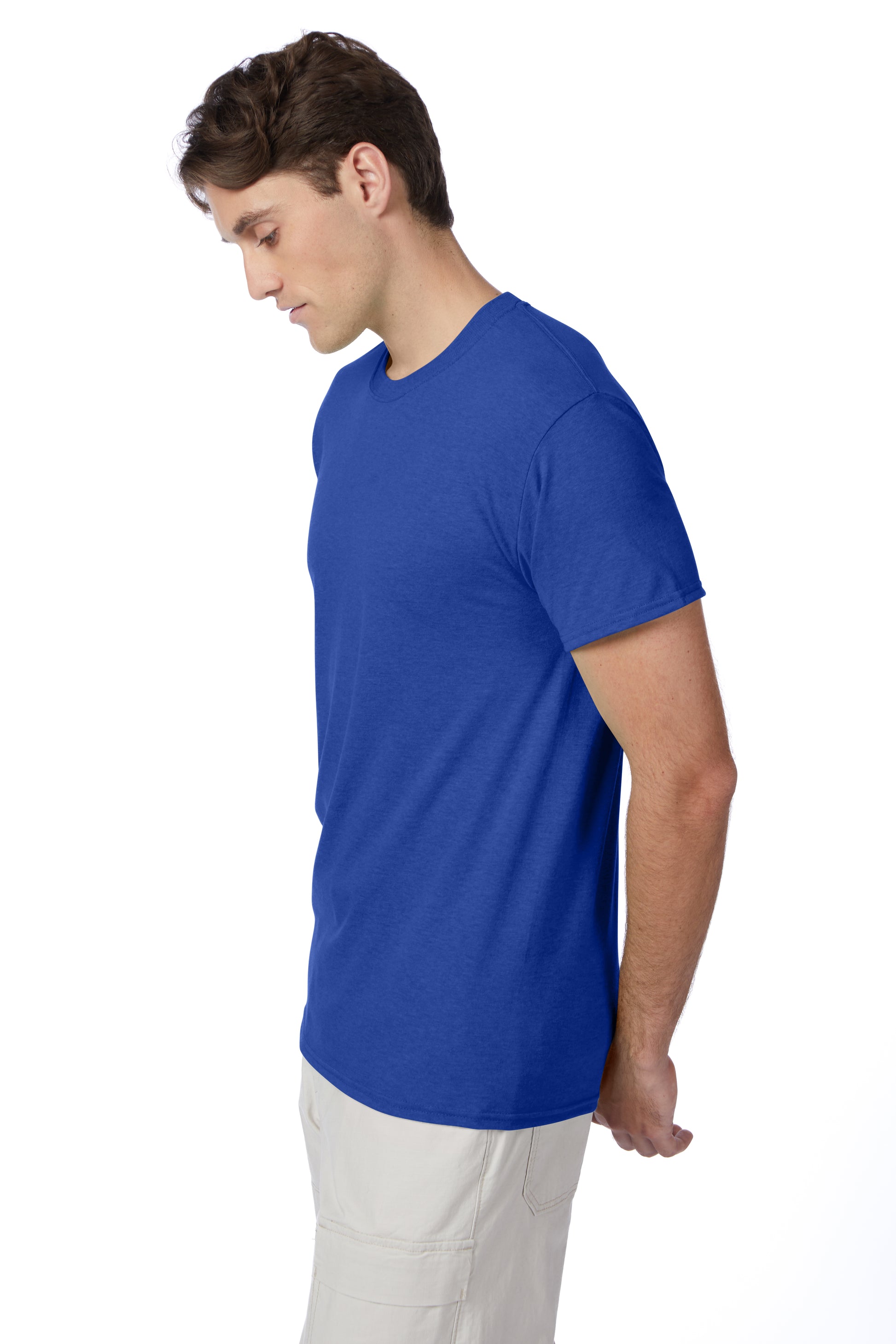 Perfect-T Triblend Short Sleeve Tee - Royal Triblend