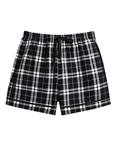 Boxercraft BW6501 Black/ White Plaid — front