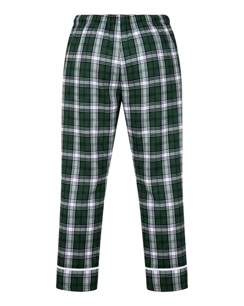 Boxercraft BW6603 Green/ White Plaid — back