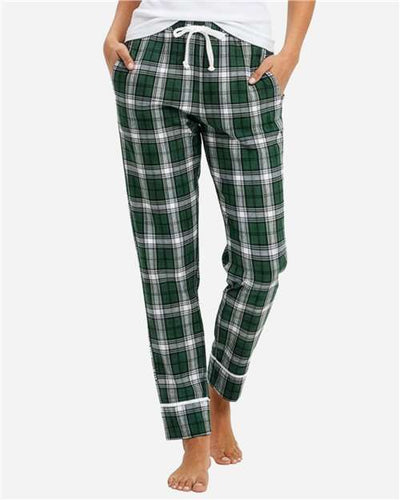 Boxercraft BW6603 Green/ White Plaid — on model front