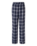 Boxercraft BW6603 Navy/ Silver Plaid — back