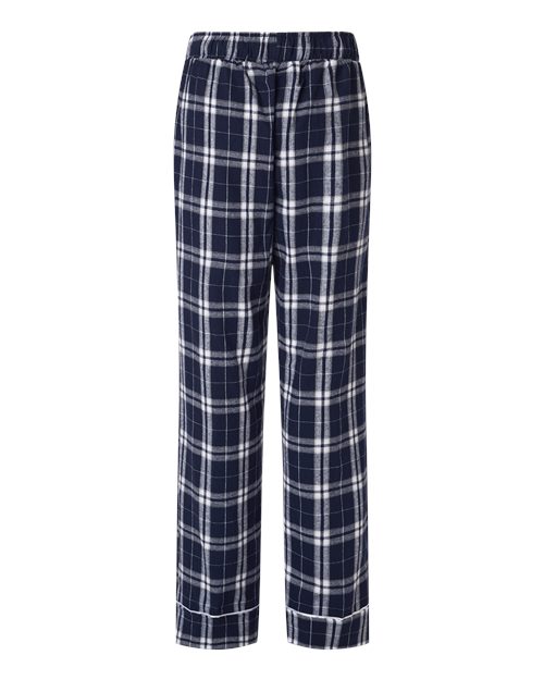 Boxercraft BW6603 Navy/ Silver Plaid — back