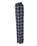Boxercraft BW6603 Navy/ Silver Plaid — direct side
