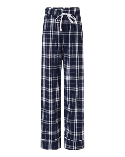 Boxercraft BW6603 Navy/ Silver Plaid — front