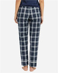 Boxercraft BW6603 Navy/ Silver Plaid — on model back