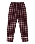 Boxercraft BW6603 Varsity Maroon Oxford Plaid — back