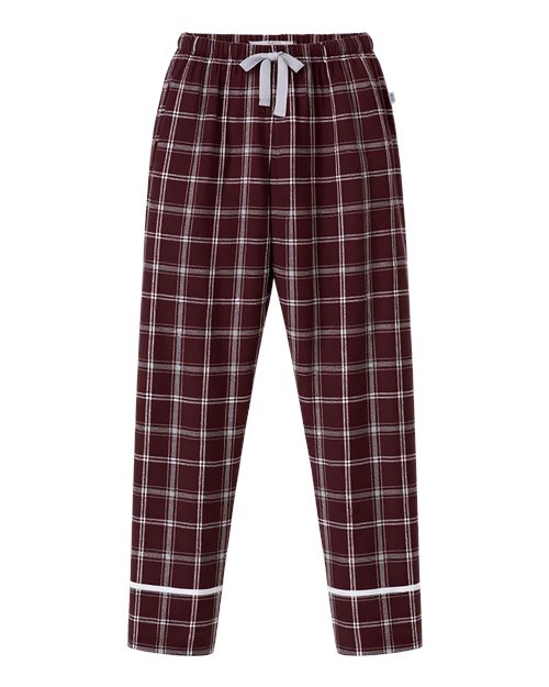 Boxercraft BW6603 Varsity Maroon Oxford Plaid — front