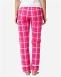 Boxercraft BW6603 Pink Carnegie Plaid — on model back