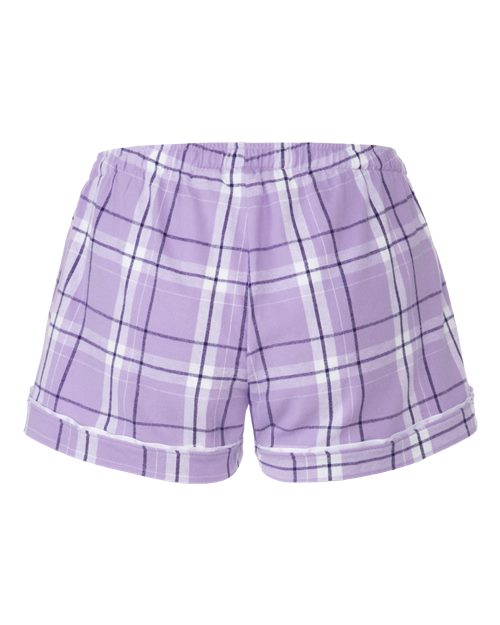 Boxercraft BY6501 Lavender Carnegie Plaid — back