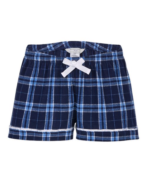 Boxercraft BY6501 Navy/ Columbia Plaid — front