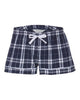 Navy/ Silver Plaid