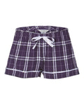 Boxercraft BY6501 Purple/ White Plaid — front