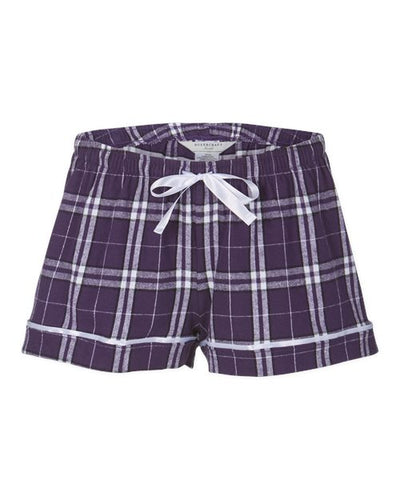 Boxercraft BY6501 Purple/ White Plaid — front