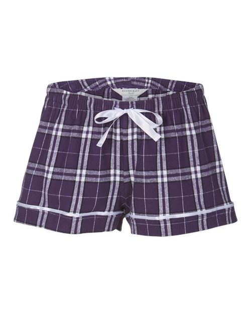 Boxercraft BY6501 Purple/ White Plaid — front