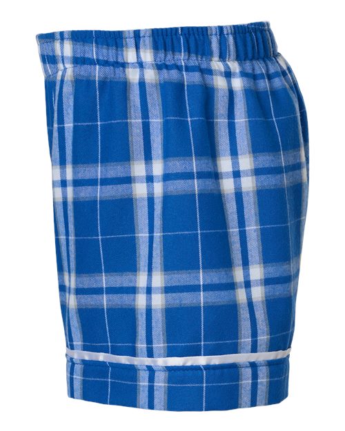 Boxercraft BY6501 Royal/ Silver Plaid — direct side