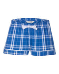Boxercraft BY6501 Royal/ Silver Plaid — front