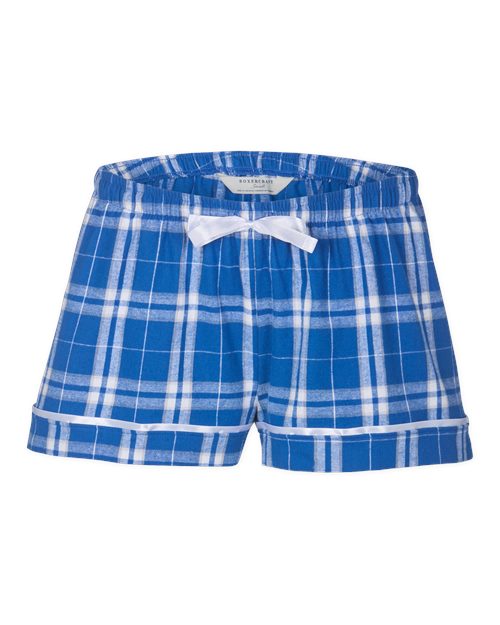 Boxercraft BY6501 Royal/ Silver Plaid — front