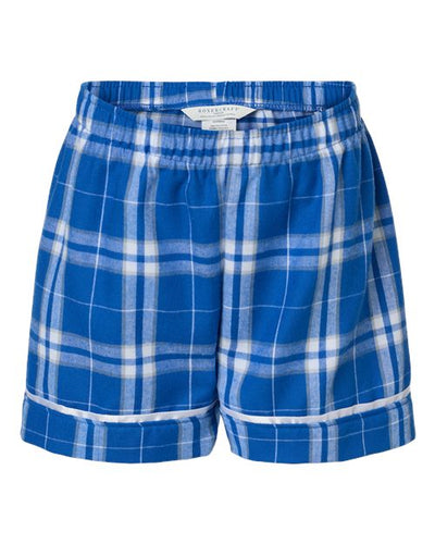 Boxercraft BY6501 Royal/ Silver Plaid — front