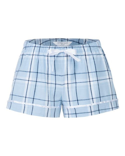 Boxercraft BY6501 Sky Blue Carnegie Plaid — front
