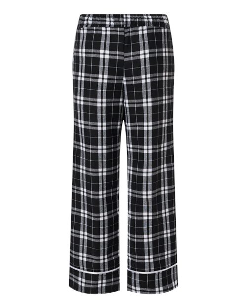 Boxercraft BY6603 Black/ White Plaid — back