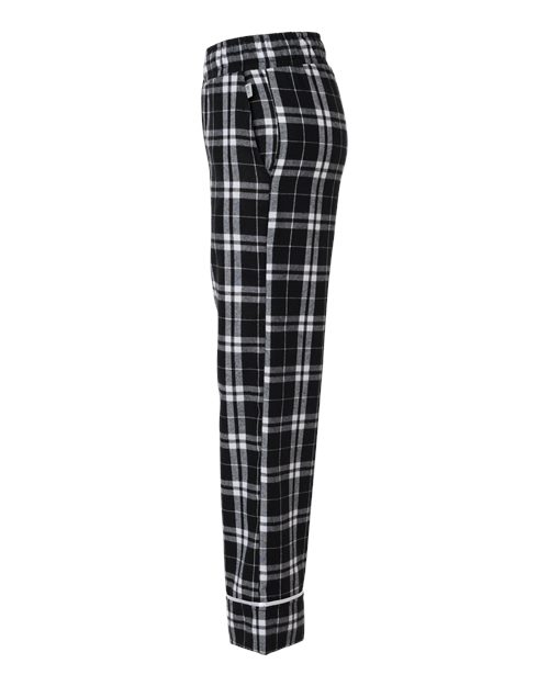 Boxercraft BY6603 Black/ White Plaid — direct side