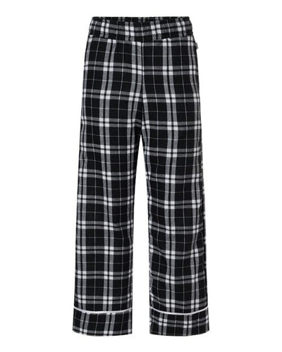Boxercraft BY6603 Black/ White Plaid — front