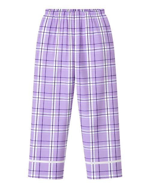 Boxercraft BY6603 Lavender Carnegie Plaid — back