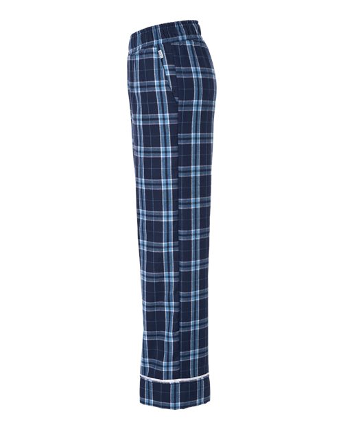 Boxercraft BY6603 Navy/ Columbia Plaid — direct side