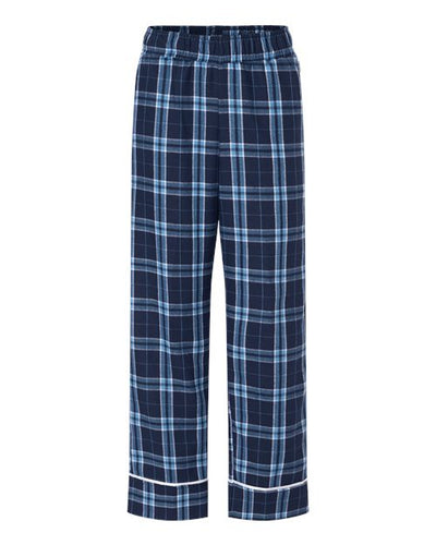 Boxercraft BY6603 Navy/ Columbia Plaid — front