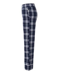 Boxercraft BY6603 Navy/ Silver Plaid — direct side