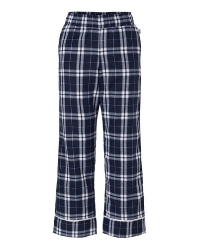 Boxercraft BY6603 Navy/ Silver Plaid — front