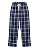 Navy/ Silver Plaid