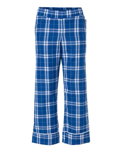 Boxercraft BY6603 Royal/ Silver Plaid — front