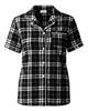 Black/ White Plaid