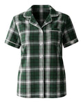 Boxercraft BW7101 Green/ White Plaid — front