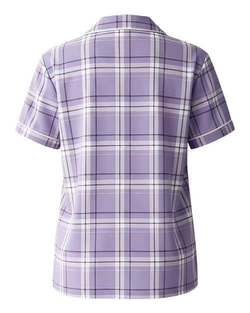 Boxercraft BW7101 Lavender Carnegie Plaid — back