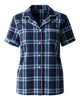 Navy/ Columbia Plaid