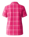 Boxercraft BW7101 Pink Carnegie Plaid — back