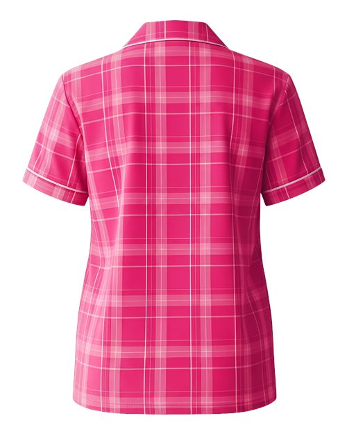 Boxercraft BW7101 Pink Carnegie Plaid — back