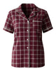 Varsity Maroon Oxford Plaid