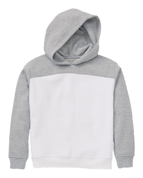 Boxercraft BY5404 Oxford Heather/ White — front