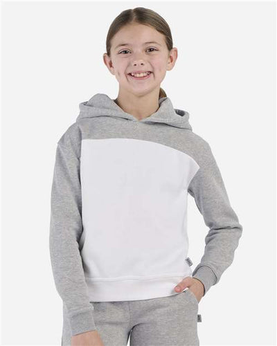 Boxercraft BY5404 Oxford Heather/ White — on model front