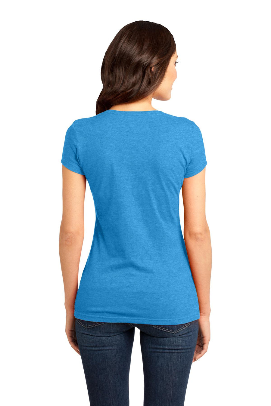 Women's Fitted Very Important Tee - Heather Bright Turquoise