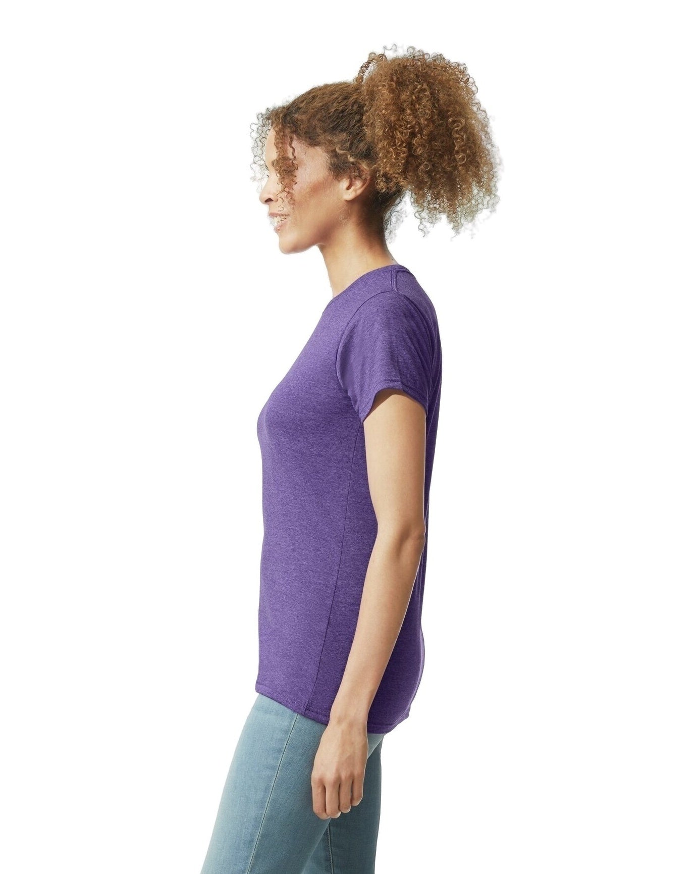 Women's Softstyle® Fitted T-Shirt - Heather Purple