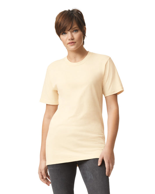 Unisex Fine Jersey Short-Sleeve T-Shirt - Cream