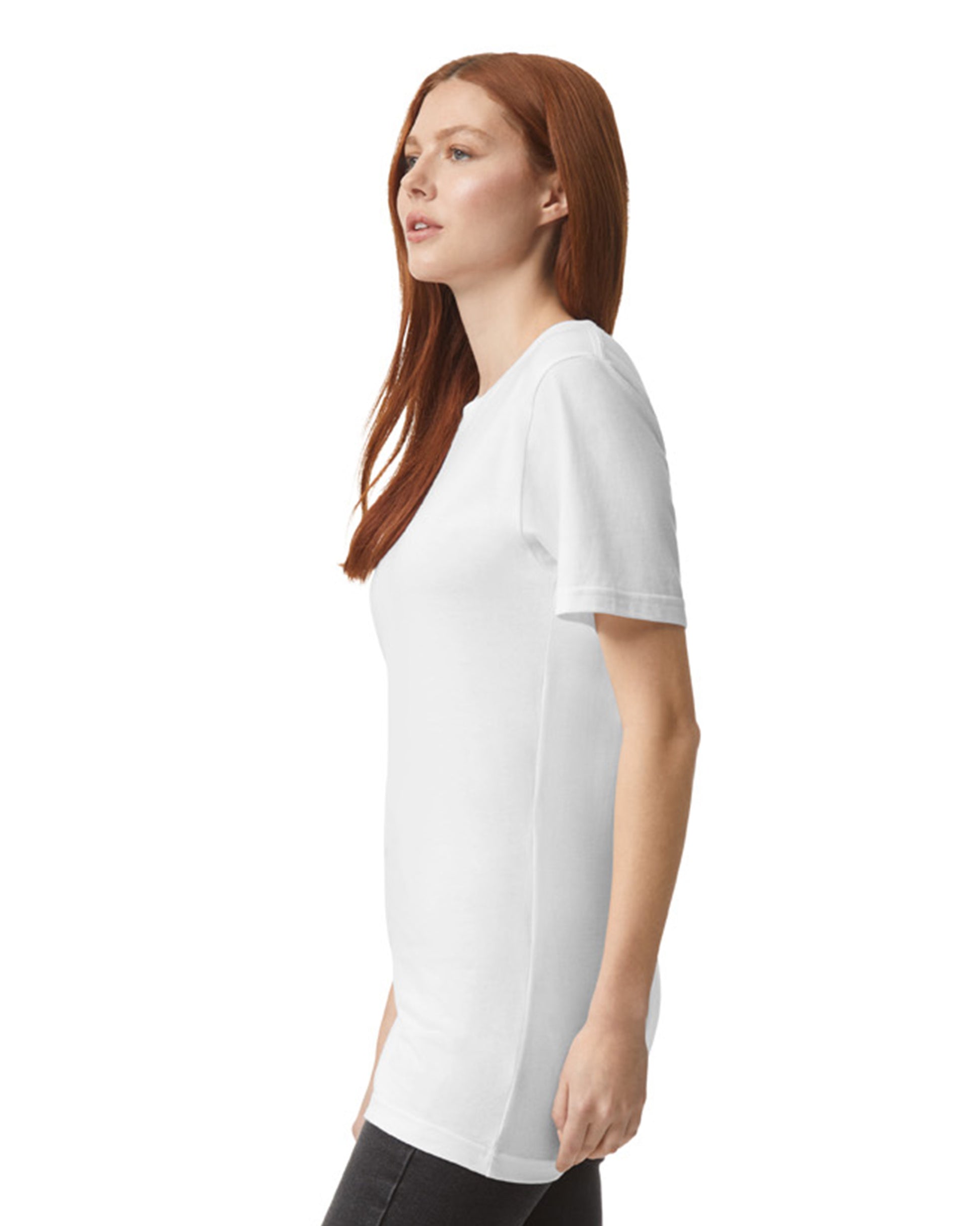Unisex Fine Jersey Short-Sleeve T-Shirt - White