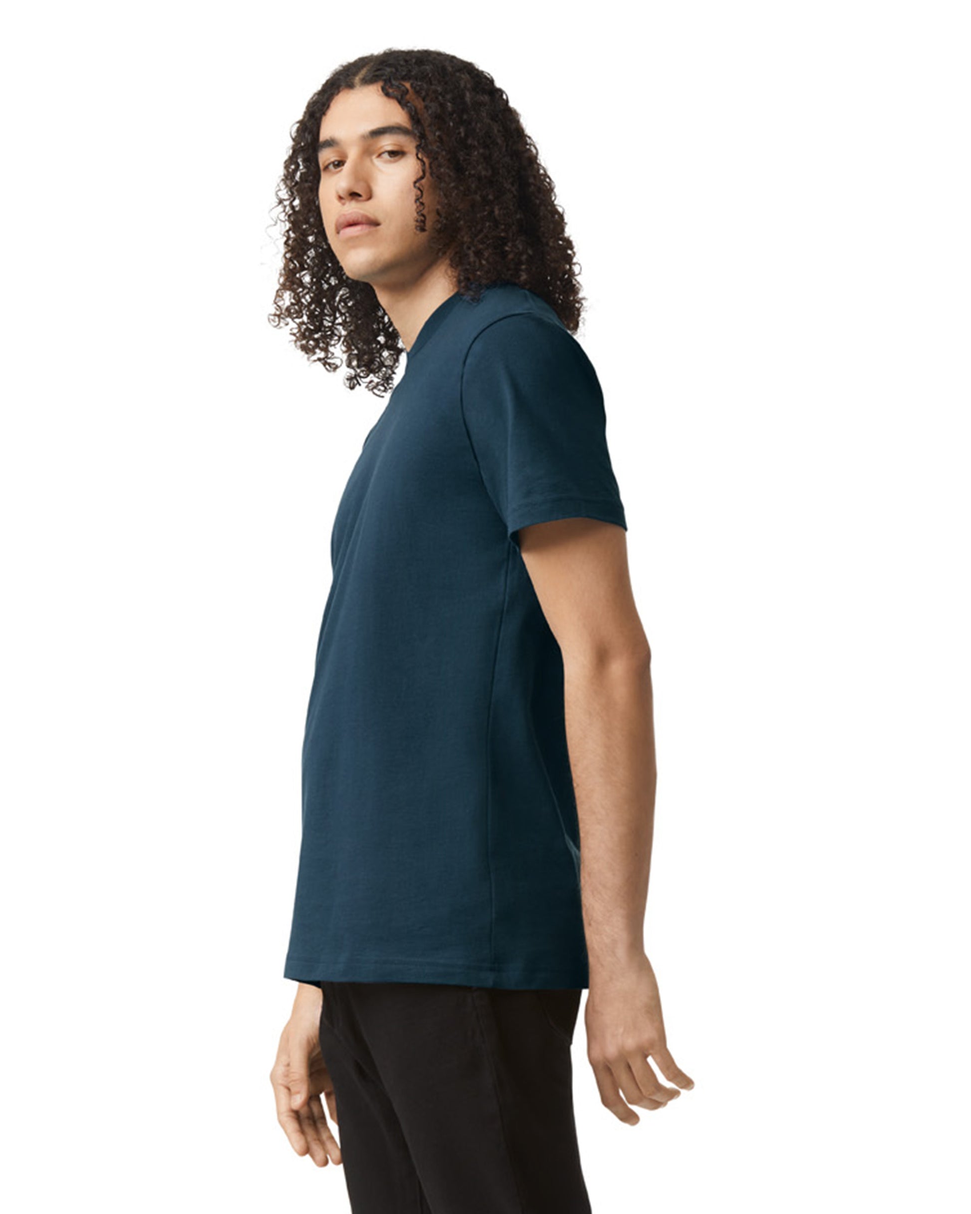 Unisex Fine Jersey Short-Sleeve T-Shirt - Sea Blue