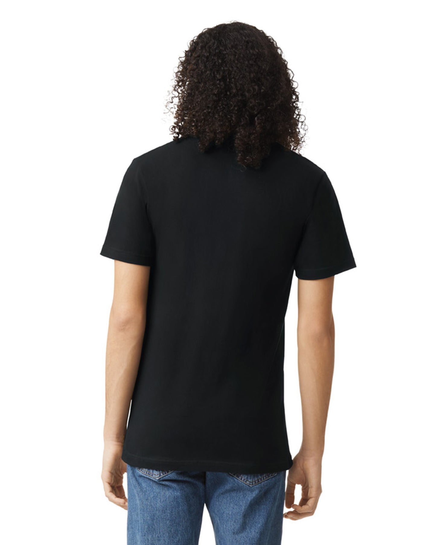 Unisex Fine Jersey Short-Sleeve T-Shirt - Black