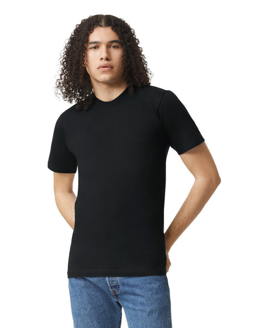 Unisex Fine Jersey Short-Sleeve T-Shirt - Black